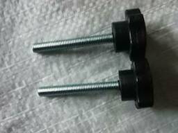 Ручка звезда с болтом М8*40 для твердотопливного котла