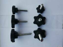 Ручка звезда с болтом М8*60 для твердотопливного котла