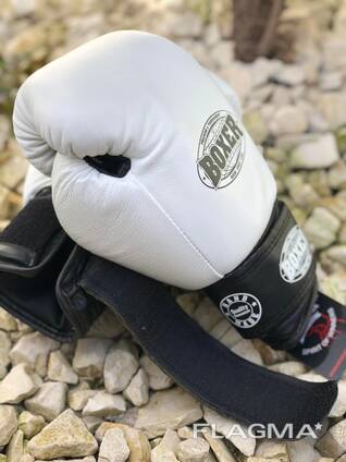Рукавички боксерські ШКІРА 10 oz ( 50-70 кг ) Boxer UKRAINE