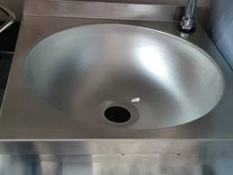 Умивальник керування стегном, умийник з нержавіючої сталі з колінним керуванням