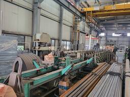 Рулонного формування автомобільного дорожнього бар'єру (рейка, стійка, натяжний р