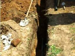 Копка траншей в Одессе