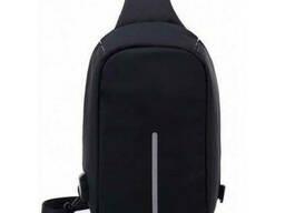 Рюкзак через плечо UKC Antivor с защитой от карманников с USB портом и разъемом для. ..