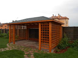 Садовая беседка Киев Одесса на заказ, изготовление беседок