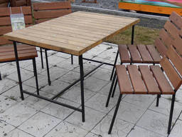 Садовый гарнитур (стулья и стол садовые)