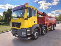 Самоскид MAN TGS 32.360 2010 року з краном маніпуляторм