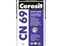 Самовыравнивающие (наливные) полы церезит Ceresit CN 69