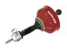 Сантехнический трос Super-EGO 7.6 м д.8мм для устранения засоров в трубах раковин. ..