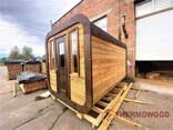 Sauna Cube Quadro Black 3.6x2.5m Thermowood Production