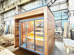 Сауна модульная каркасная 2.4х2.4м Gartensauna-59 из термососны под ключ от...
