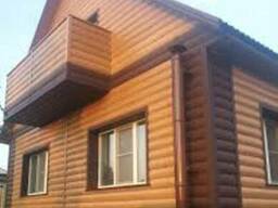 Сайдинг металлический Бревно (Блок-хаус)
