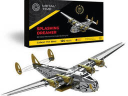 Сборная модель Конструктор Metal Time коллекционная модель Splashing Dreamer, самолет