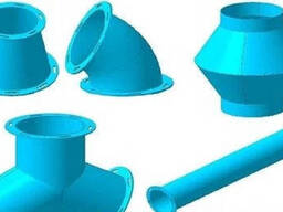 Сектор самотека ф300 х54 градусов , 3мм