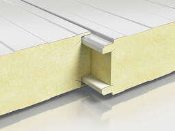 Сэндвич панель негорючая каменная базал. вата/ пенополиизацианурата PIR