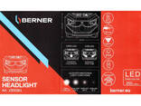 Сенсорный налобный фонарь USB-C Berner - фото 2