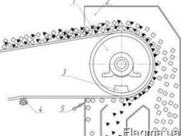 Сепаратор железоотделитель шкивной ленточный магнитный