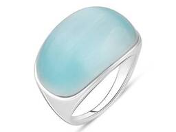 Серебряное кольцо SilverBreeze с кошачьим глазом 17.925ct (2129288) 17.5