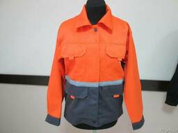 Куртка рабочая, демисезонная, оранжевая