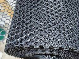 Сетка пластиковая 6*8 1м*30м от кротов чёрная Сота