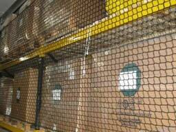 Сітка загороджувальна капронова для складських перегородок.