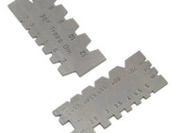 Шаблон для заточки резьбовых резцов для метрической и дюймов