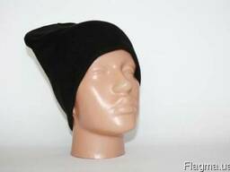 Шапка теплая вязанная с отворотом (рабочая одежда)