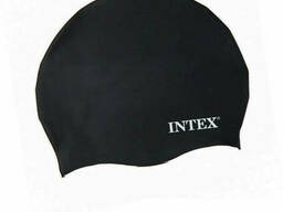 Шапочка для плавания Intex, 1 размер (Черный) (55991(Black))