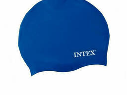 Шапочка для плавания Intex, 1 размер (Синий) (55991(Blue))