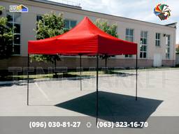 Шатер гармошка 3х3 Красный Уркаина - раздвижные шатры продажа