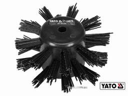 Щітка для очищення каналізації YATO 10 см з нейлона і поліпропіленового ворса до YT-24980