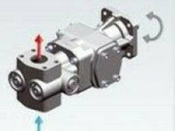 Шестеренчатый насос Kracht KF 32-80 с универсальным клапаном