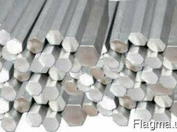 Шестигранник № 14, 17, 19, 22, 24, 27, н/ж пищевой AISI 304