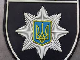 Шеврон Полиции, ПВХ (мягкая резина)