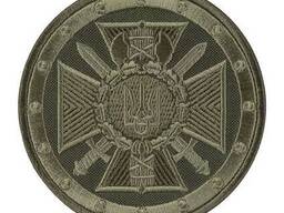 Шеврон СБУ круг топор олива