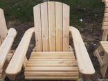 Шезлонг деревянный - фото 2