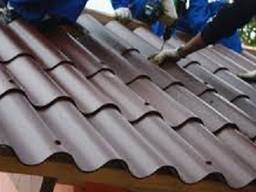 Шифер цветной 750 х 1130( Теракот ;Графит ) только опт