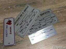 Шильдики, бирки