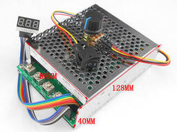 ШИМ регулятор оборотов двигателя постоянного тока 10-55V 60/100А реверс, с индикацией. ..