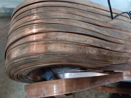 Шина медная 2х25мм; лента медная 2х25