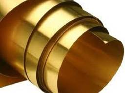 Фольга бронзовая от 0,1х175 - 2 х 60мм БрКМц, БрОФТ, БрБ2