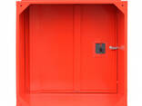 Шкаф пожарный ШП-В 60/60 ЧГ (встроенный, красный, глухой, 600х600х230) - фото 1