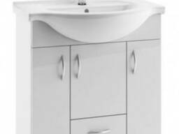 Шкафчик под умывальник Aquaform Malibu 75 белая, 0401-650107