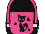 Недорогой комплект для школы - рюкзак Трансформер, Кошка. ..