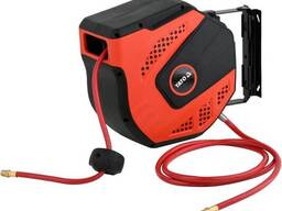 Шланг пневматический ПВХ на катушке Yato с быстроедин. наконеч-ми 1/4, 8 мм, давл. .. .