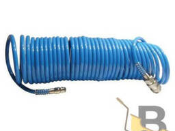 Шланг спіральний із швидкороз'ємним з'єднанням 5,5x8 мм, 10 м Intertool PT-1707