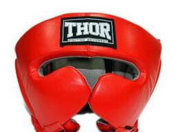 Шлем для бокса THOR 716 S /PU / красный