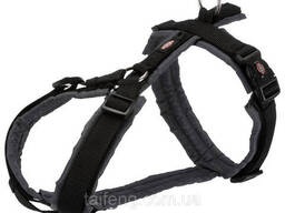 Шлея для собак Trixie Premium trekking M 53–64 см/20 мм Черная/Графит (4053032419841)