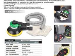 Шлифмашинка орбитальная пневматическая 5" 5мм Toptul KAMA0505