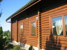 Шліфування та фарбування дерев'яних будинків