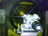 Шлифовка ротора генератора электростанции на месте
